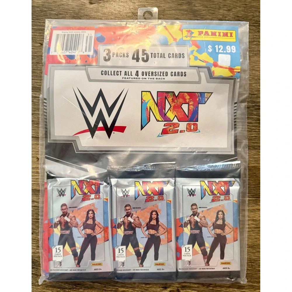 WWE NXT 2.0 Trading Cards 3 Packs 45 Total NEW Sealed Cora Jade